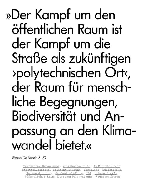 Polyzentral und ökosozial / Heft 89 (4/2022)