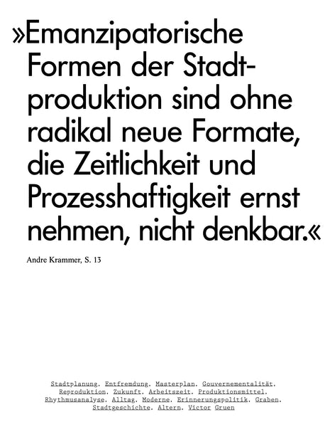Rhythmen, Zyklen, Zeitregime / Heft 101 (4/2025)