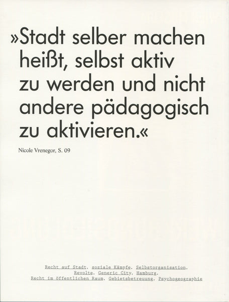 Stadt selber machen (PDF) / Heft 49 (4/2012)