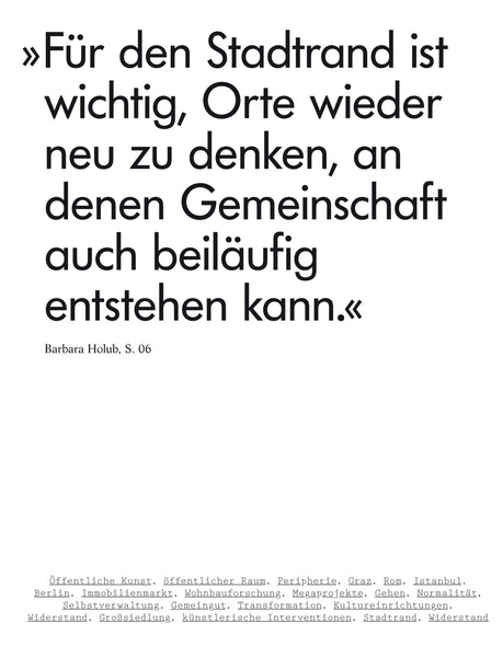 Kunst und Peripherie / Heft 86 (1/2022)